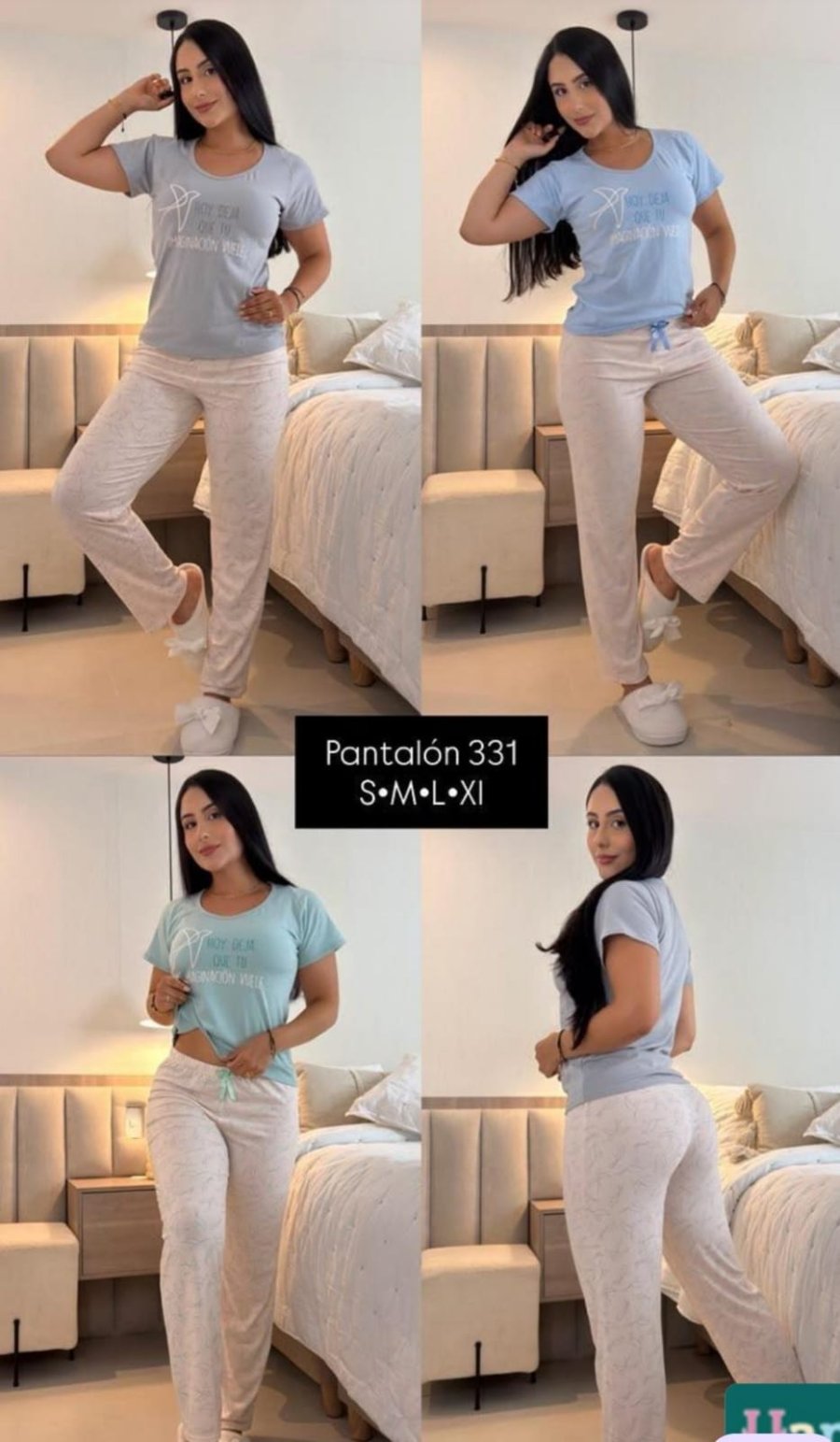 Pijama Pijama en pantalon referencia H331 — Sueños de Luna
