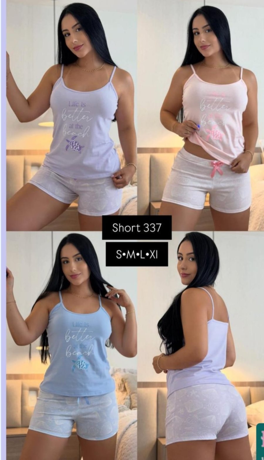 Pijama Pijama en tiras referencia H337 — Sueños de Luna