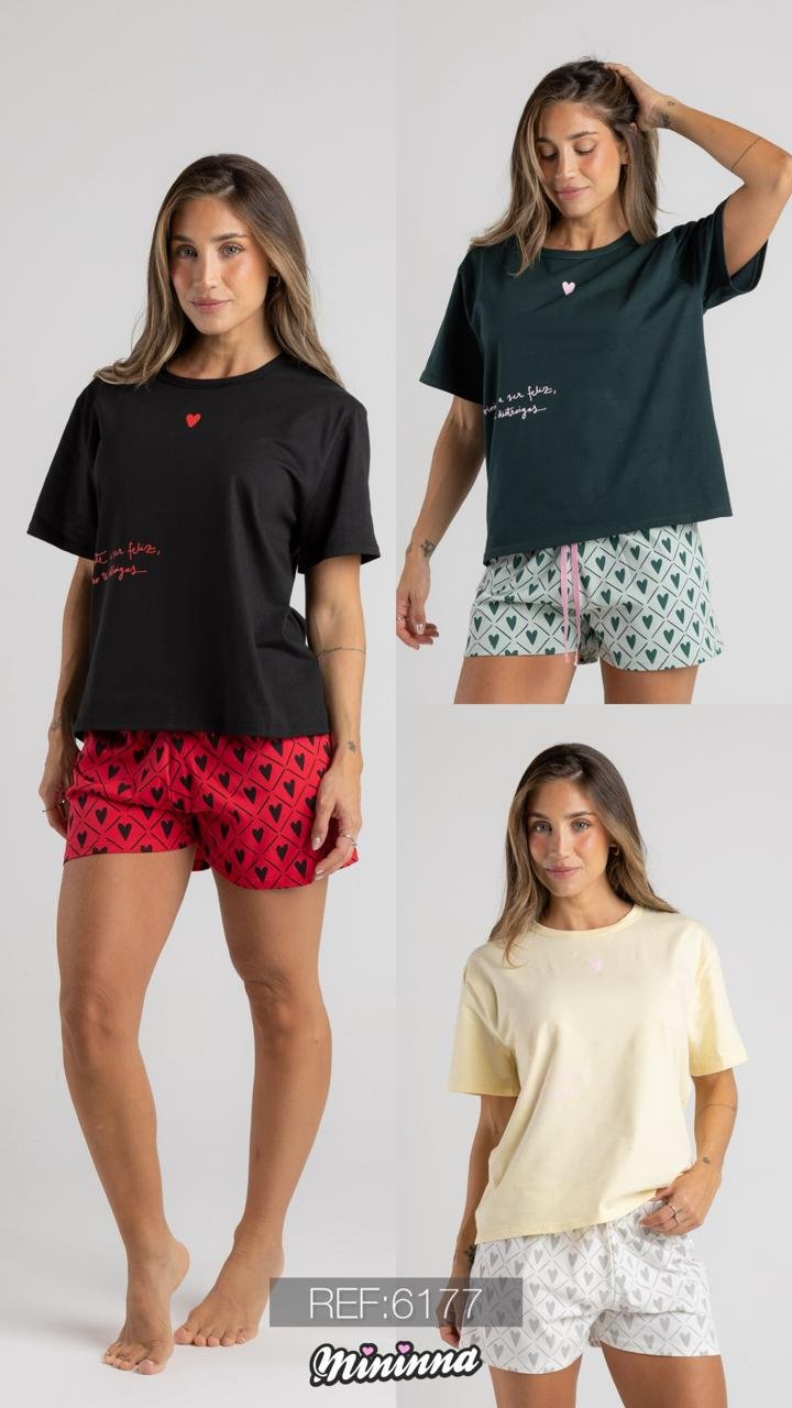 Pijama Short overside — Sueños de Luna