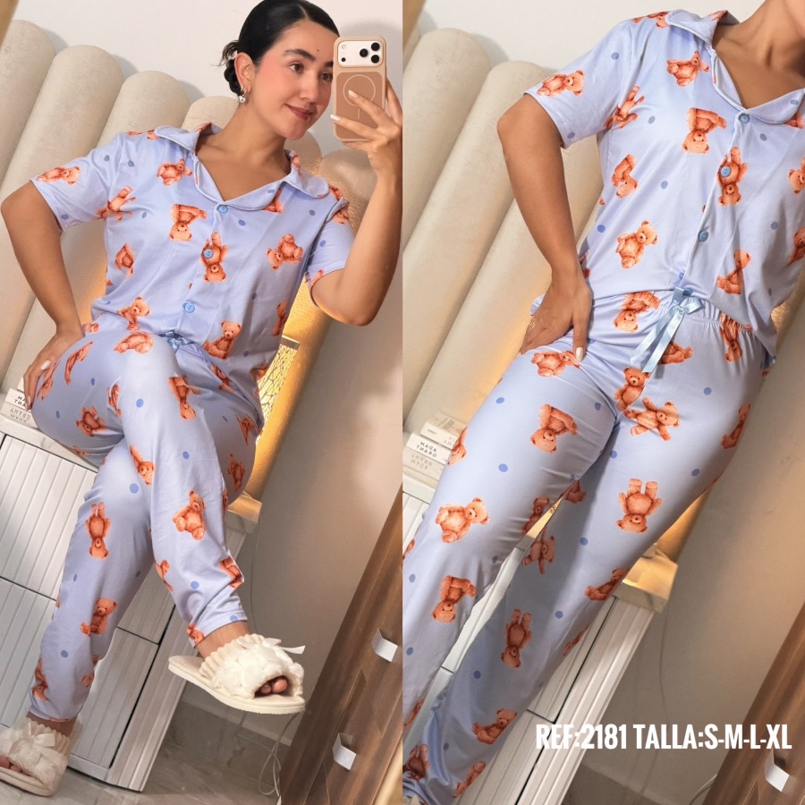 Pijama Pantalón S52181 — Sueños de Luna
