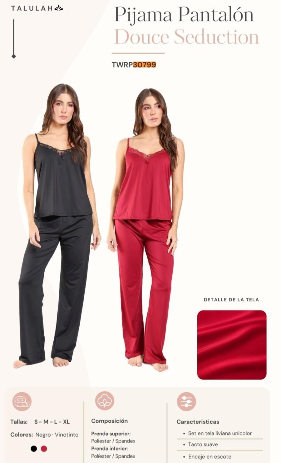 Pijamas Pijama Pantalón — Sueños de Luna