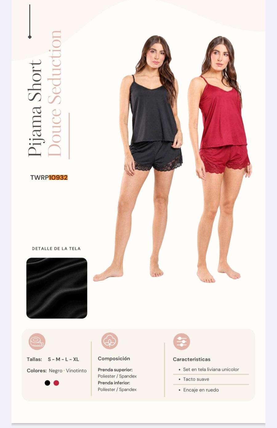 Pijamas Short — Sueños de Luna